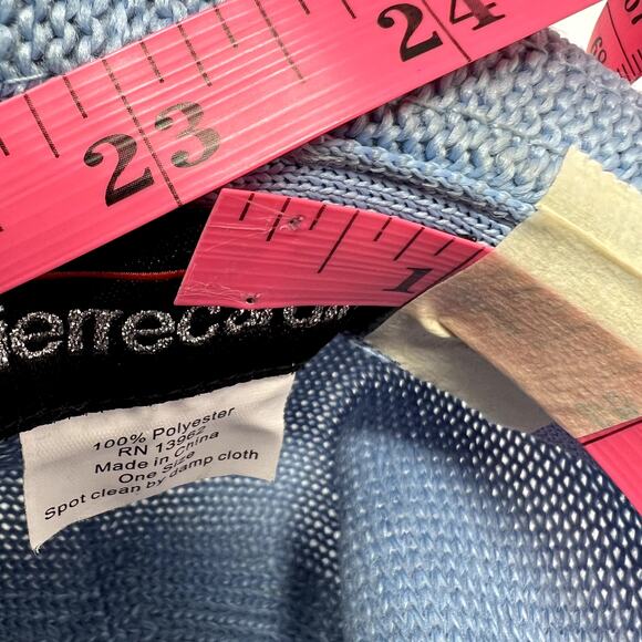 Pierre Cardin Montique Hats Men One Size Blue 100% Polyester Summer Fedora Hat - Picture 4 of 9